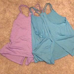 Split back workout shirts